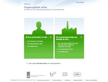 Tablet Screenshot of omgevingsloket.nl